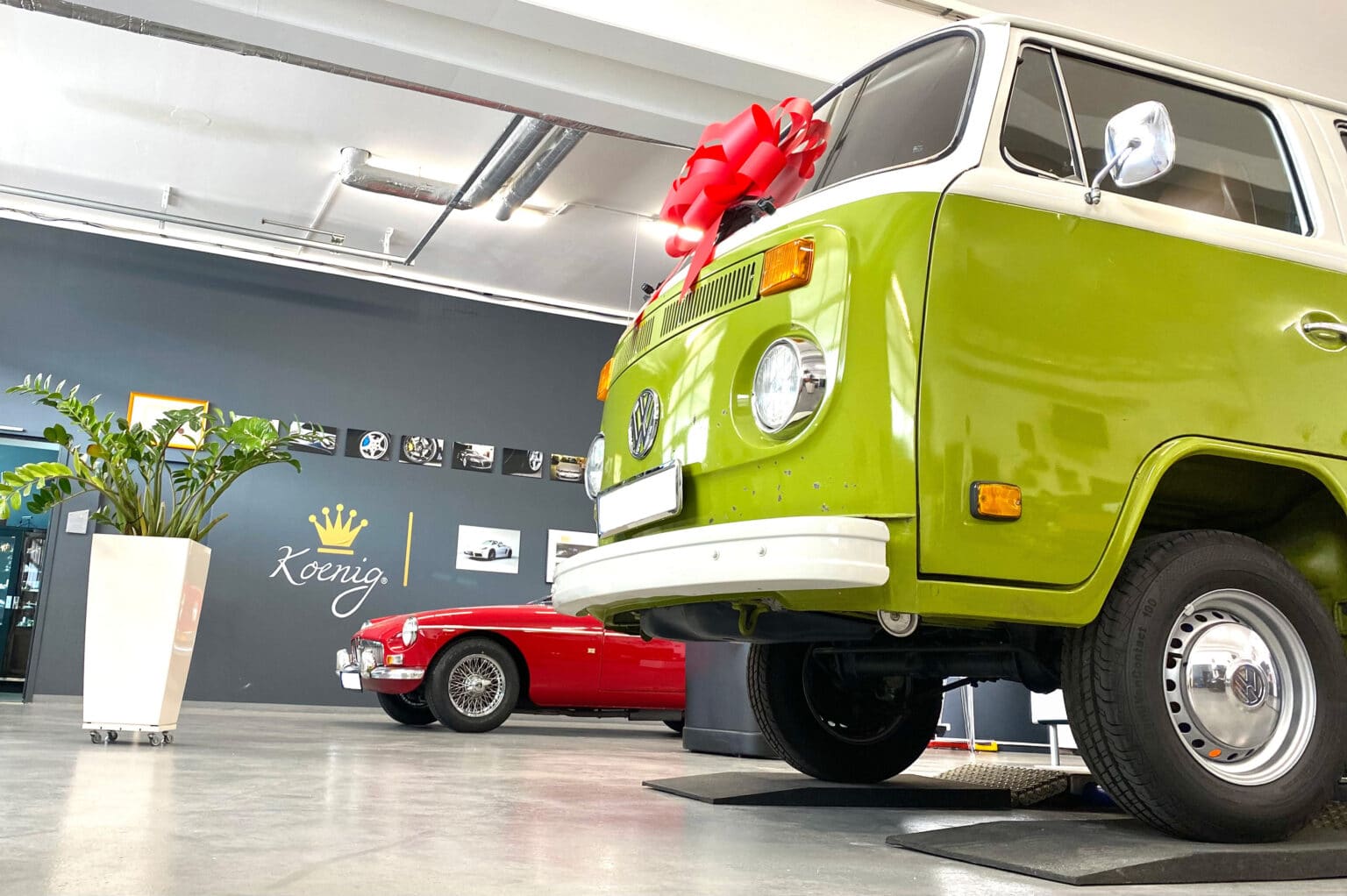 Restaurierter VW Bully